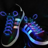 LED svítící tkaničky - Modré