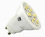 LED žárovka GU10 4.5W teplá bílá