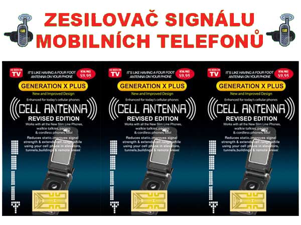 Cell Antenna Generation X Plus – zesilovač mobilního signálu