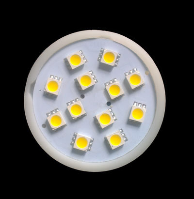 LED žárovka GU10 4.5W teplá bílá