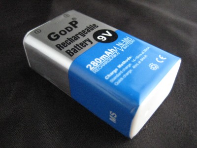Nabíjecí baterie 9V – 280mAh NiMH