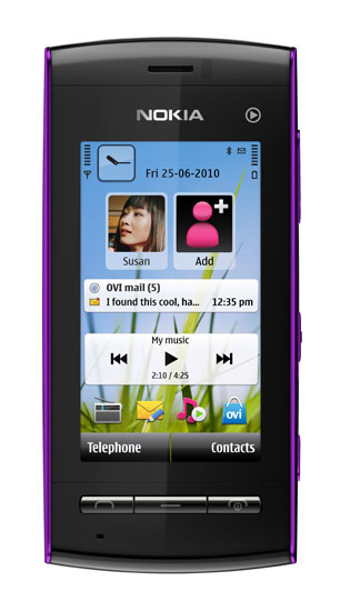 Ochranná fólie na Nokia 5250 + hadřík - čirá
