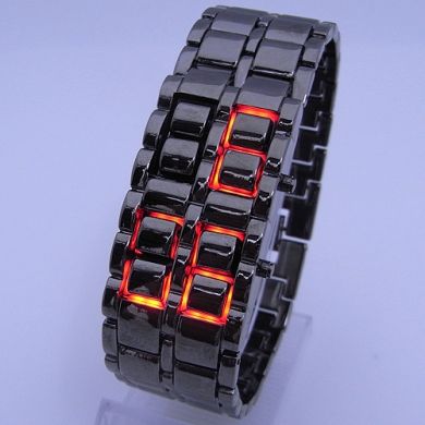 Hodinky Iron Samurai LED kovové 20mm