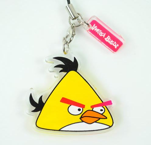 Přívěsek na mobil ANGRY BIRDS - žlutý pták