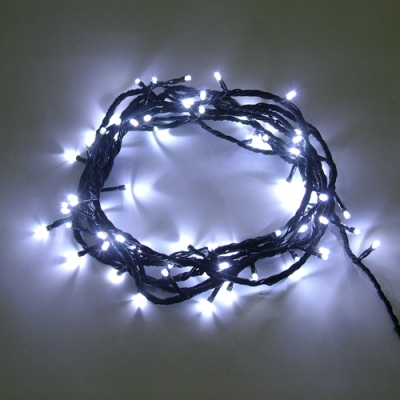 Vánoční řetěz 50 LED - bílý