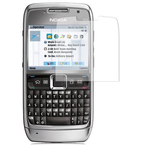 Ochranná fólie na Nokia E71 + hadřík - čirá