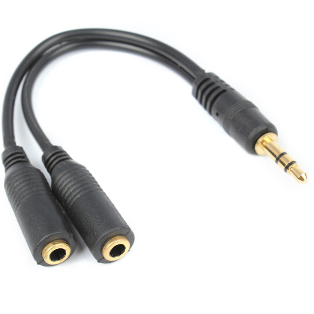 Kabel audio rozdvojka 3.5mm jack