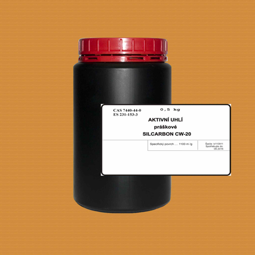 Aktivní uhlí SILCARBON CW-20 práškové