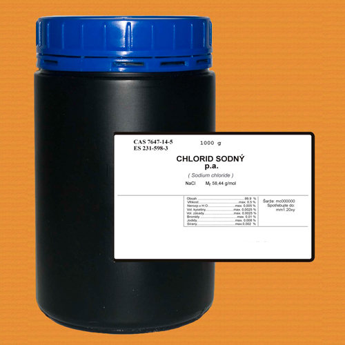 Chlorid sodný p.a. - 1000 g