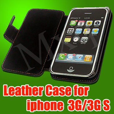 Kožené pouzdro na iPhone 2G 3G 3GS 8G 16G a SciPhone i9 i68 i68+