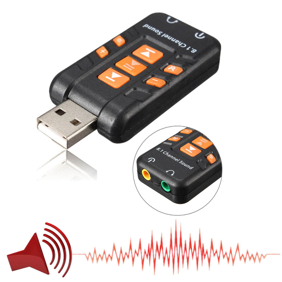 8.1 Sound USB zvuková karta