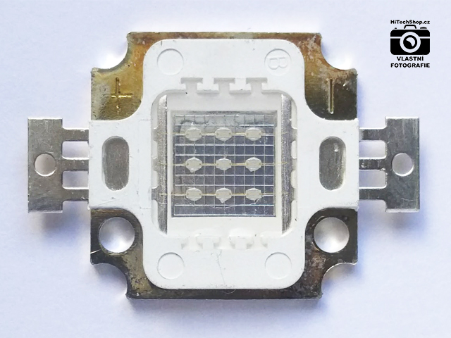 Výkonová 10W LED dioda - modrá