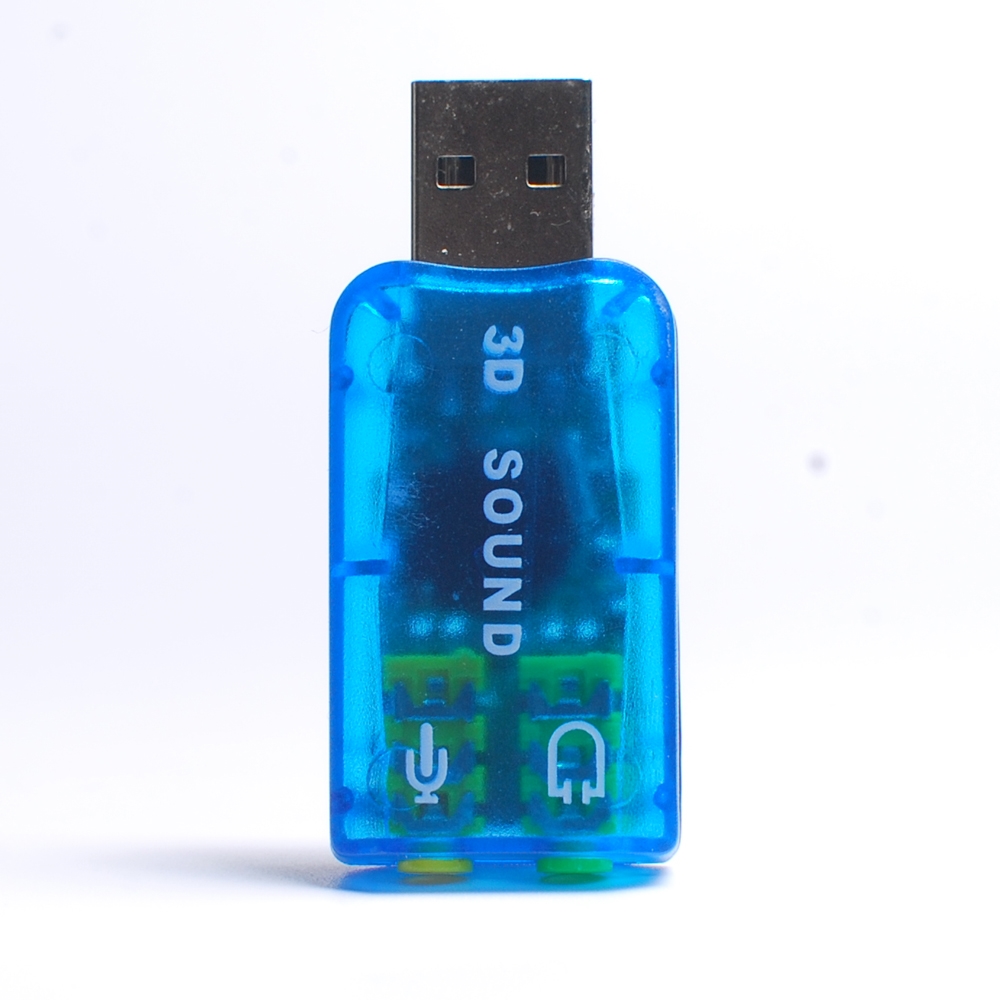 Mini USB 3D zvuková karta na notebook