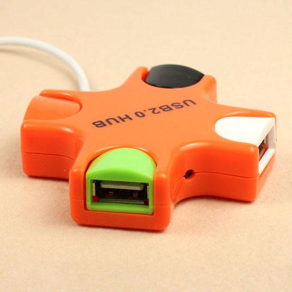 4 Port USB 2.0 480Mbps vysokorychlostní HUB