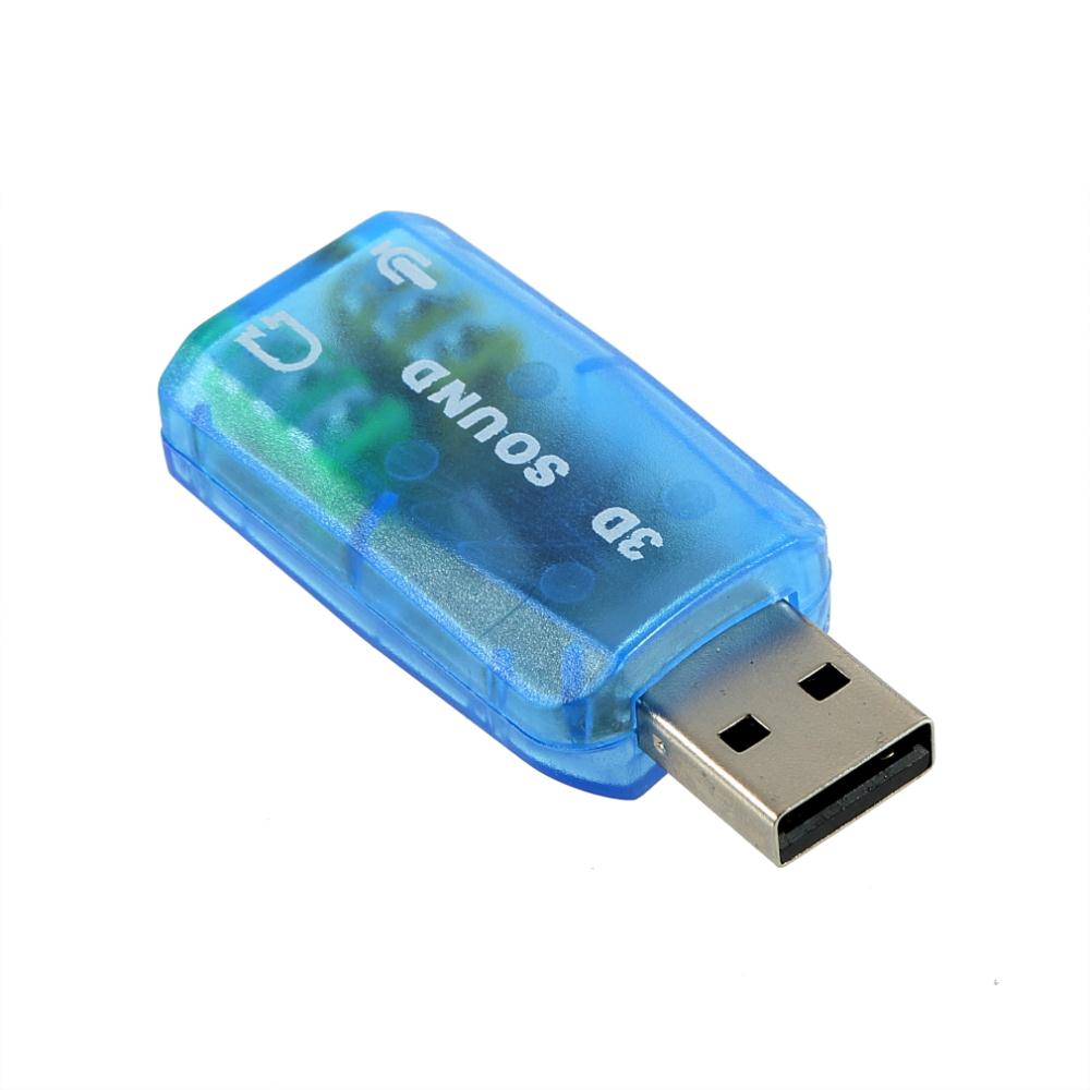 Mini USB 3D zvuková karta na notebook