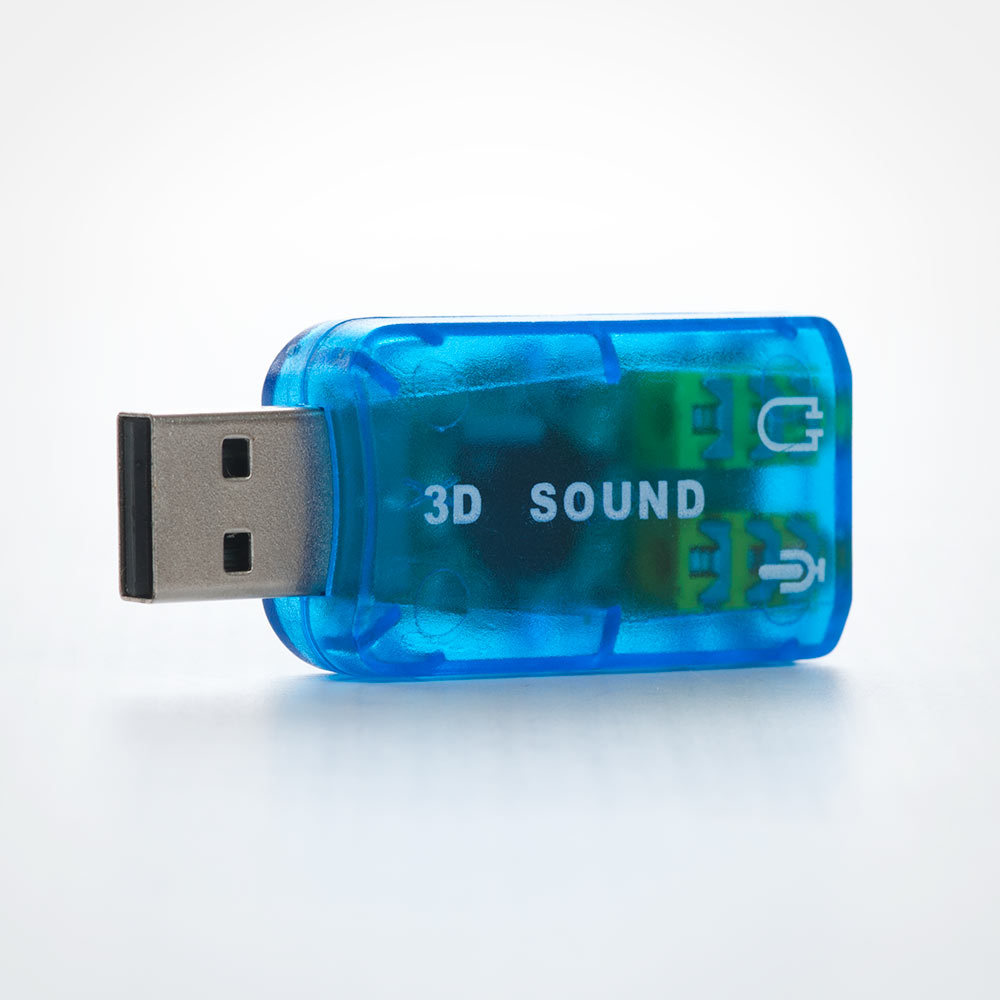 Mini USB 3D zvuková karta na notebook