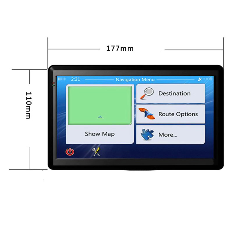 Navigace pro kamiony i do auta 7" Mediatek MSTAR 2531