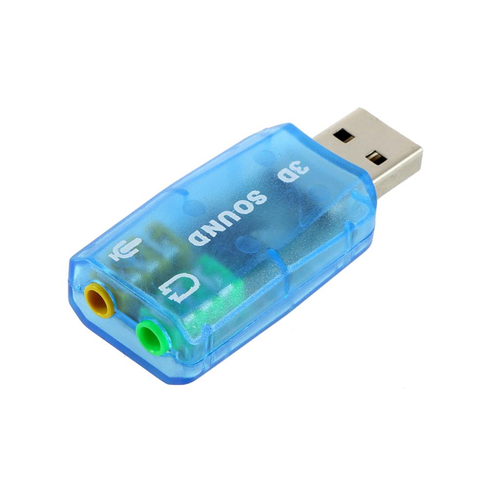 Mini USB 3D zvuková karta na notebook