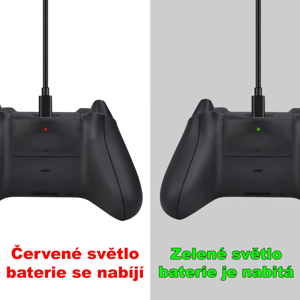 2ks Baterie do Xbox SERIES - černá