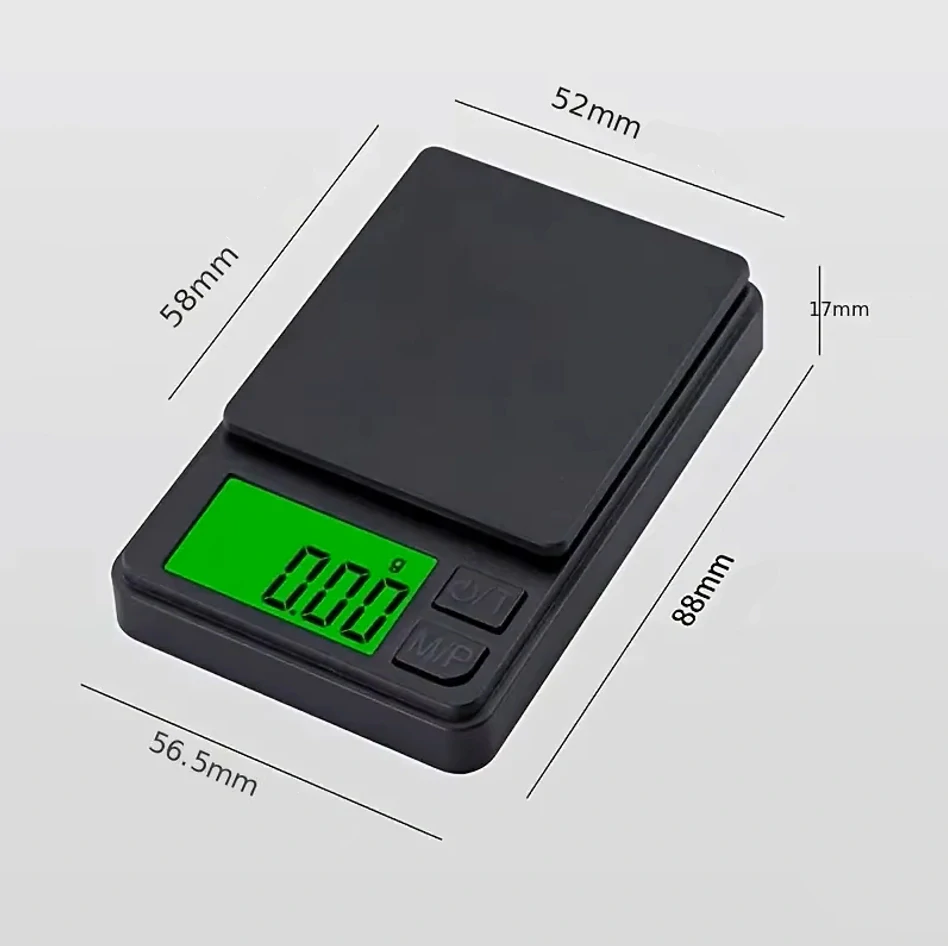 Přesná digitální kapesní váha - 500g/0,01g