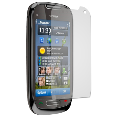 Ochranná fólie na Nokia C7 + hadřík - antireflexní