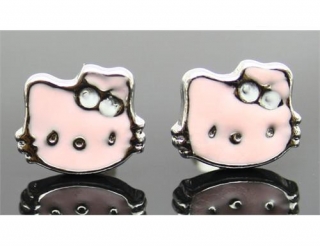 Náušnice HELLO KITTY - stříbrné