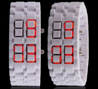 Hodinky Samurai LED plastové 20mm
